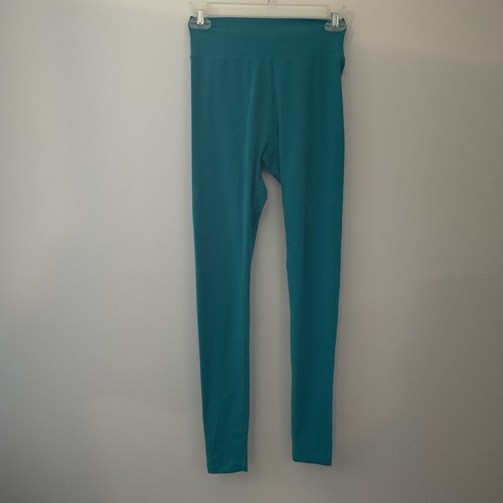 Buffbunny Collection Womens High Waisted Activewear Leggings Teal Size XS